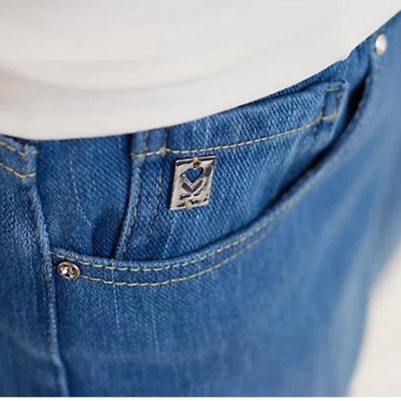 NWOT Women's Flexibelle Petite Ankle Cuffed Jeans - Picture 2 of 6